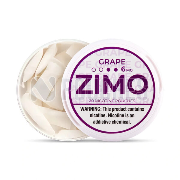 Open Box Grape ZIMO Nicotine Pouches 6mg