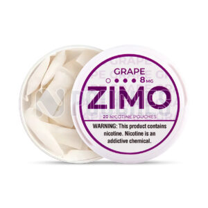 Open Box Grape ZIMO Nicotine Pouches 8mg