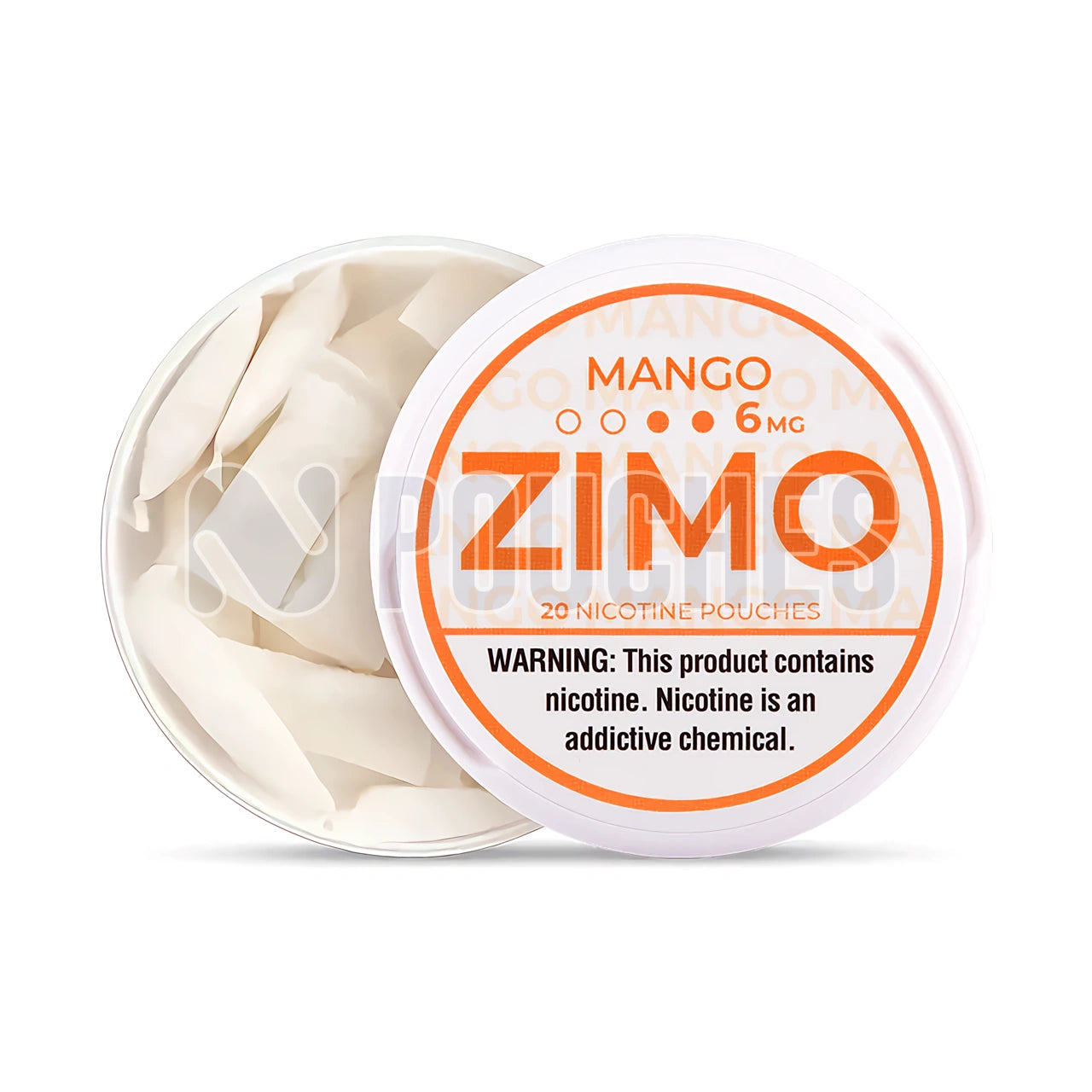 Open Box Mango ZIMO Nicotine Pouches 6mg
