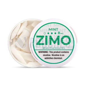 Open Box Mint ZIMO Nicotine Pouches 8mg