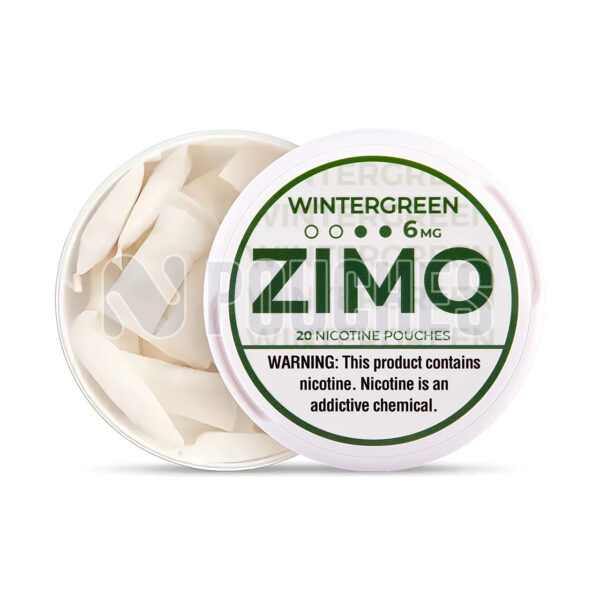 Open Box Wintergreen ZIMO Nicotine Pouches 6mg