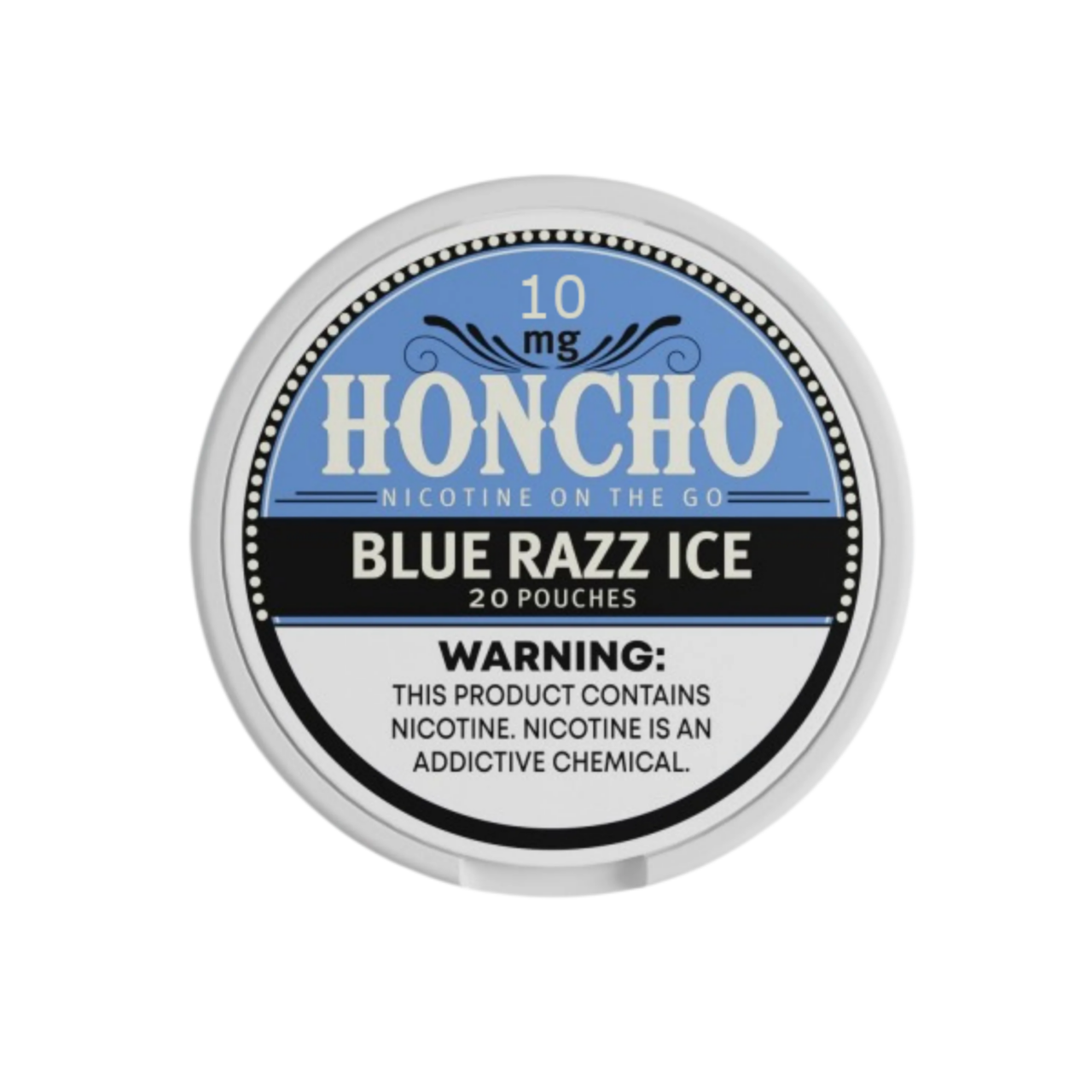 Blue Razz Ice Honcho Nicotine Pouches 10mg