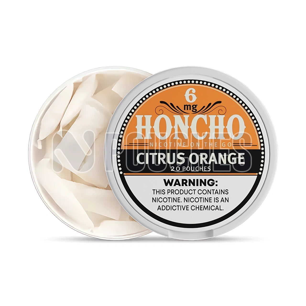 Open Box Citrus Orange Honcho Nicotine Pouches 6mg