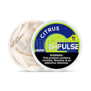 Open Box Citrus G-Pulse Nicotine Pouches 10mg