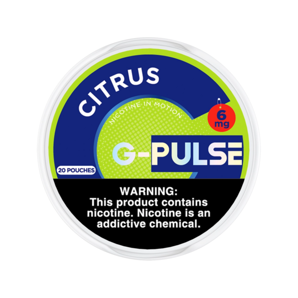 Citrus G-Pulse Nicotine Pouches 6mg