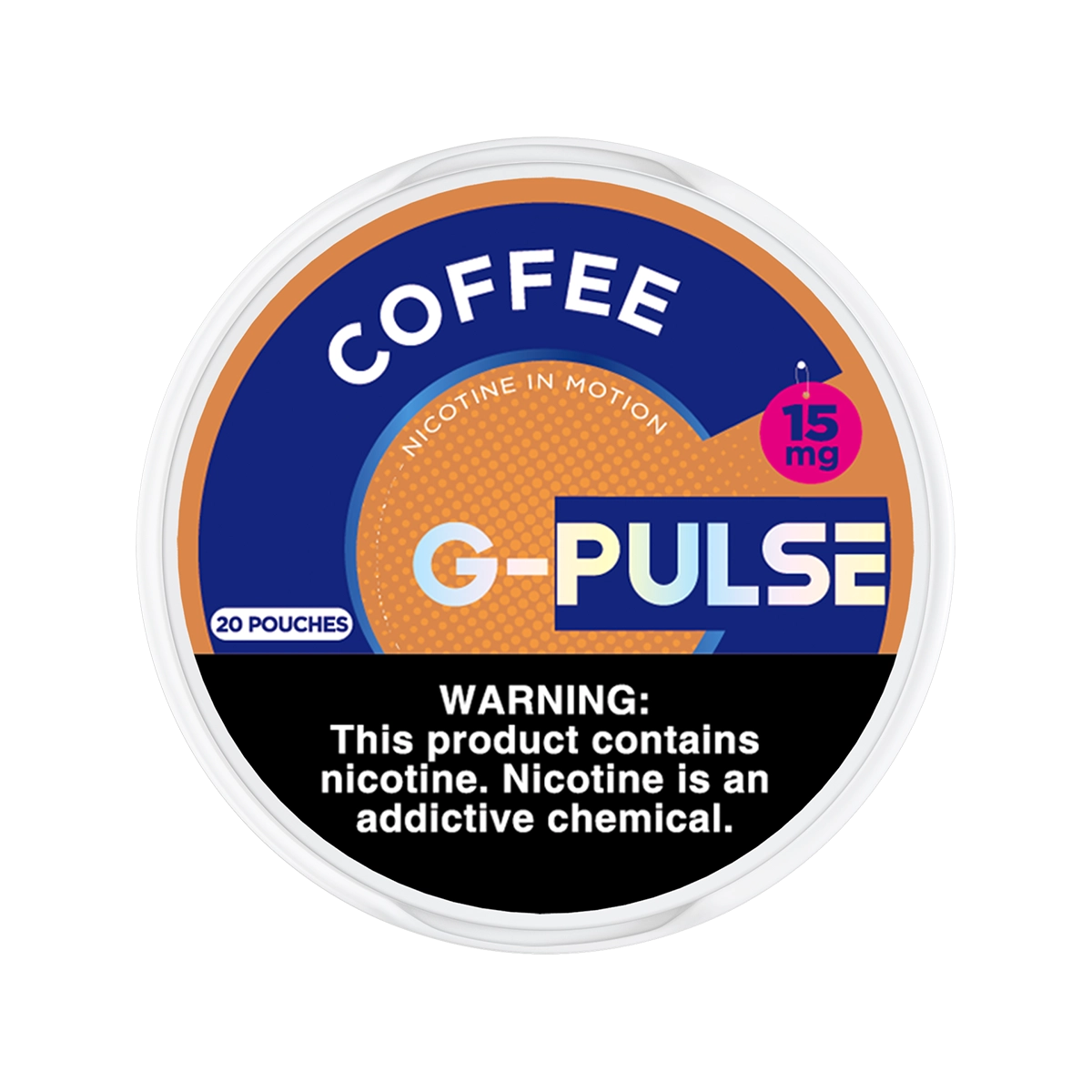 coffee-15-1.png Coffee G-Pulse Nicotine Pouches 15mg