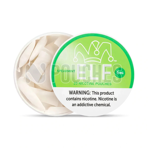 Open Box Spearmint ELF Nicotine Pouches 6mg