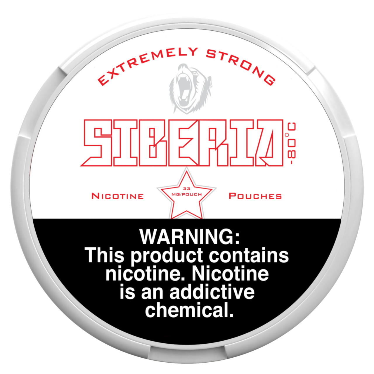 Extremely Strong - 33mg/pouch Siberia Nicotine Pouches