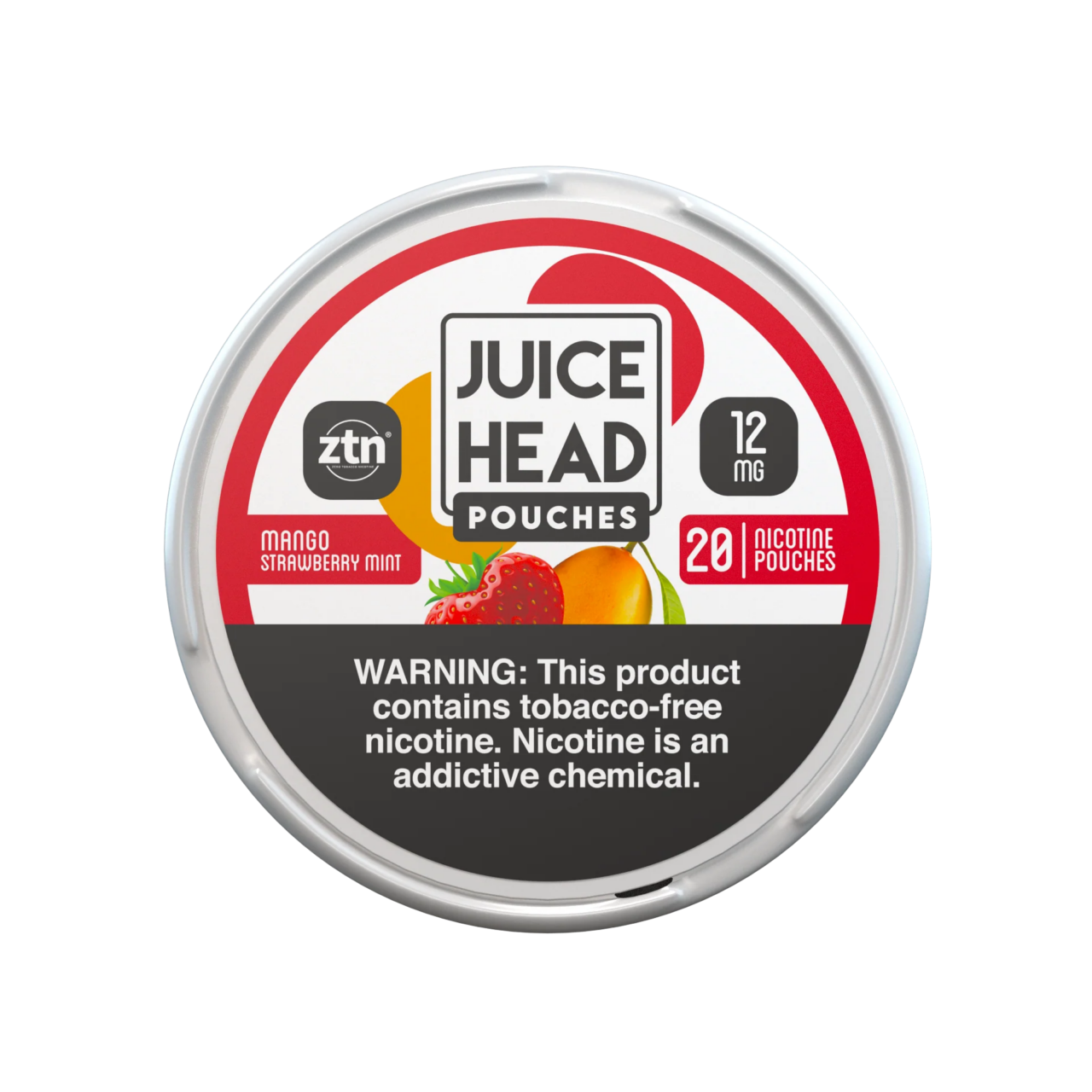 Mango Strawberry Mint Juice Head Nicotine Pouches 12mg