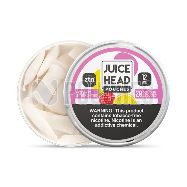 Open Box Raspberry Lemonade Mint Juice Head Nicotine Pouches 12mg