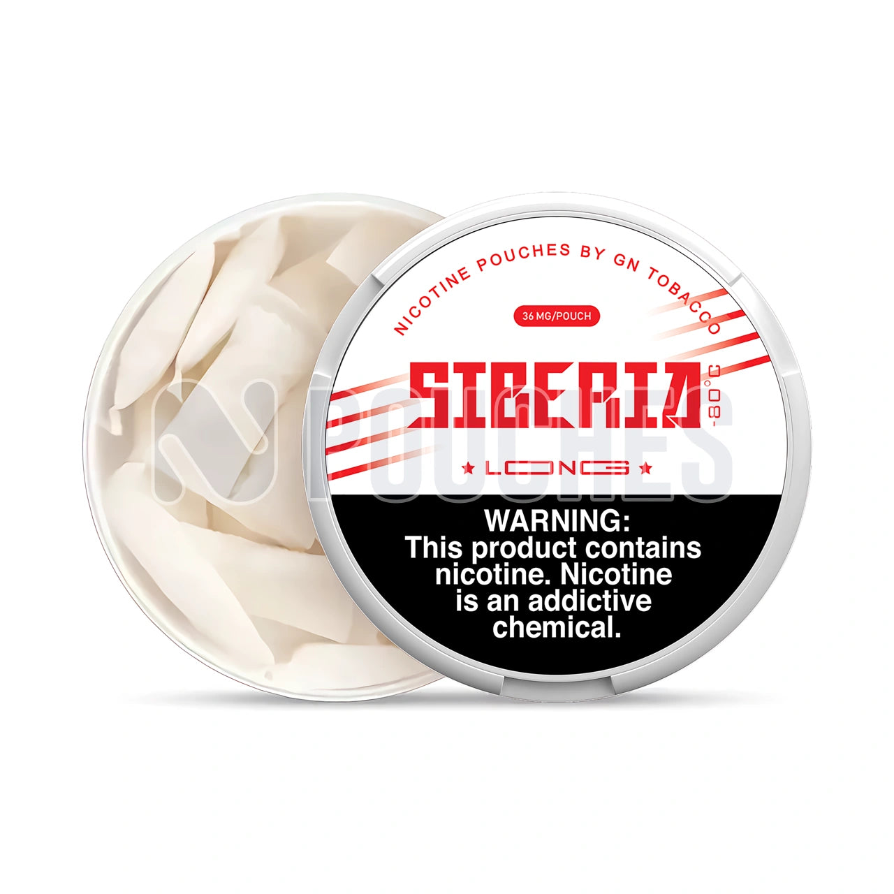 Open Box Long - 36mg/pouch Siberia Nicotine Pouches