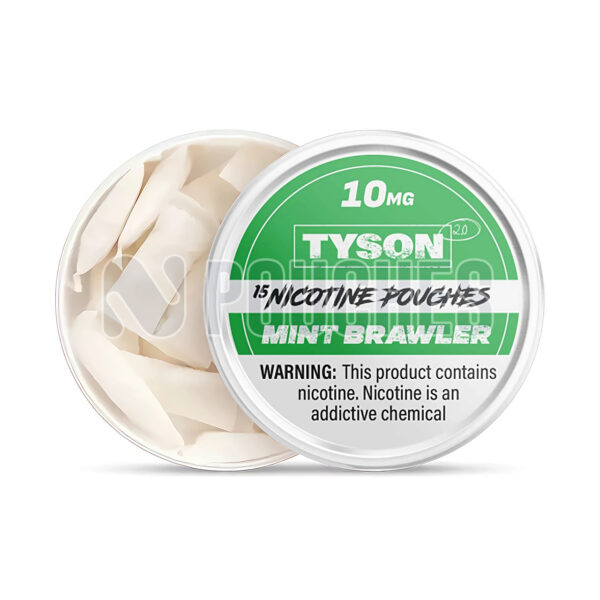 Open Box Mint Brawler Tyson 2.0 Nicotine Pouches 10mg