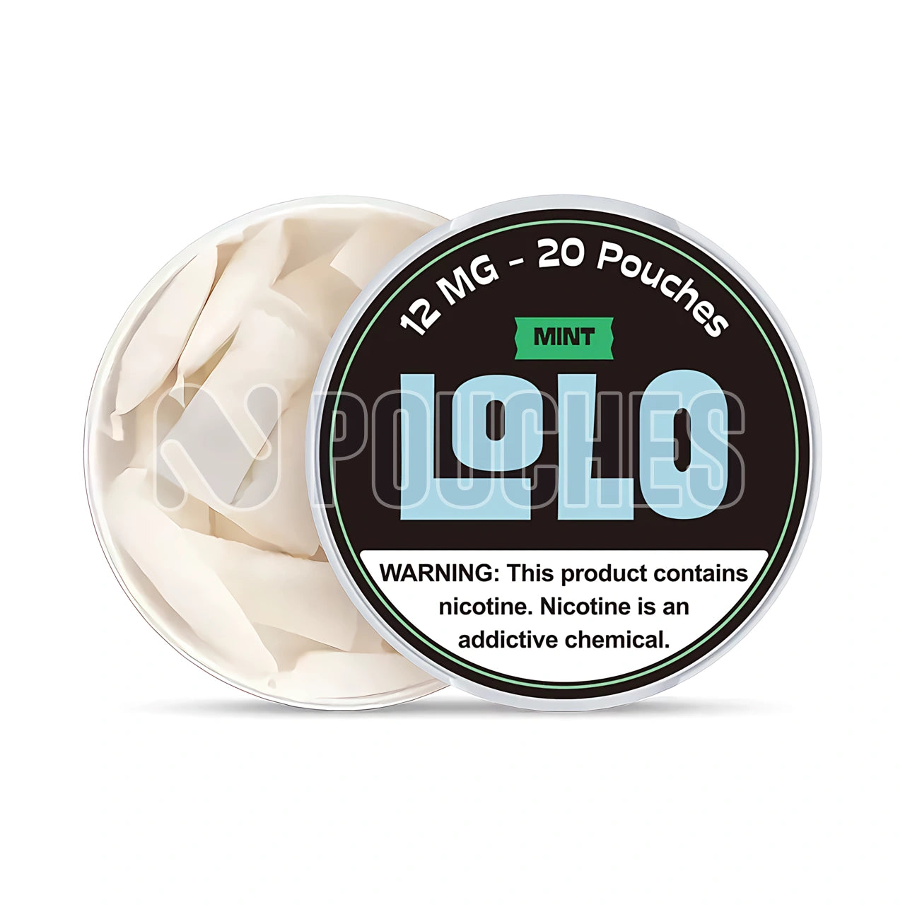 Open Box Mint LoLo Nicotine Pouches 12mg