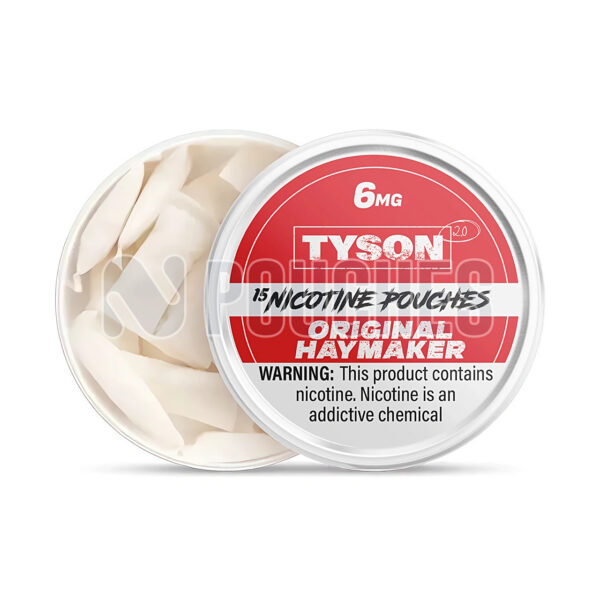 Open Box Original Haymaker Tyson 2.0 Nicotine Pouches 6mg