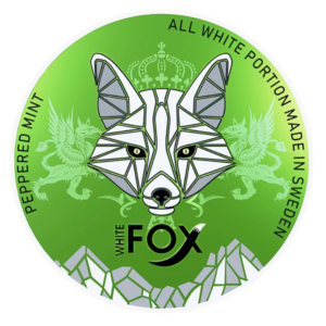 Peppered Mint - 12mg/pouch White Fox Nicotine Pouches
