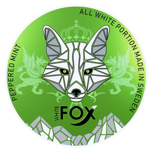 Peppered Mint - 12mg/pouch White Fox Nicotine Pouches