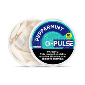 Open Box Peppermint G-Pulse Nicotine Pouches 10mg
