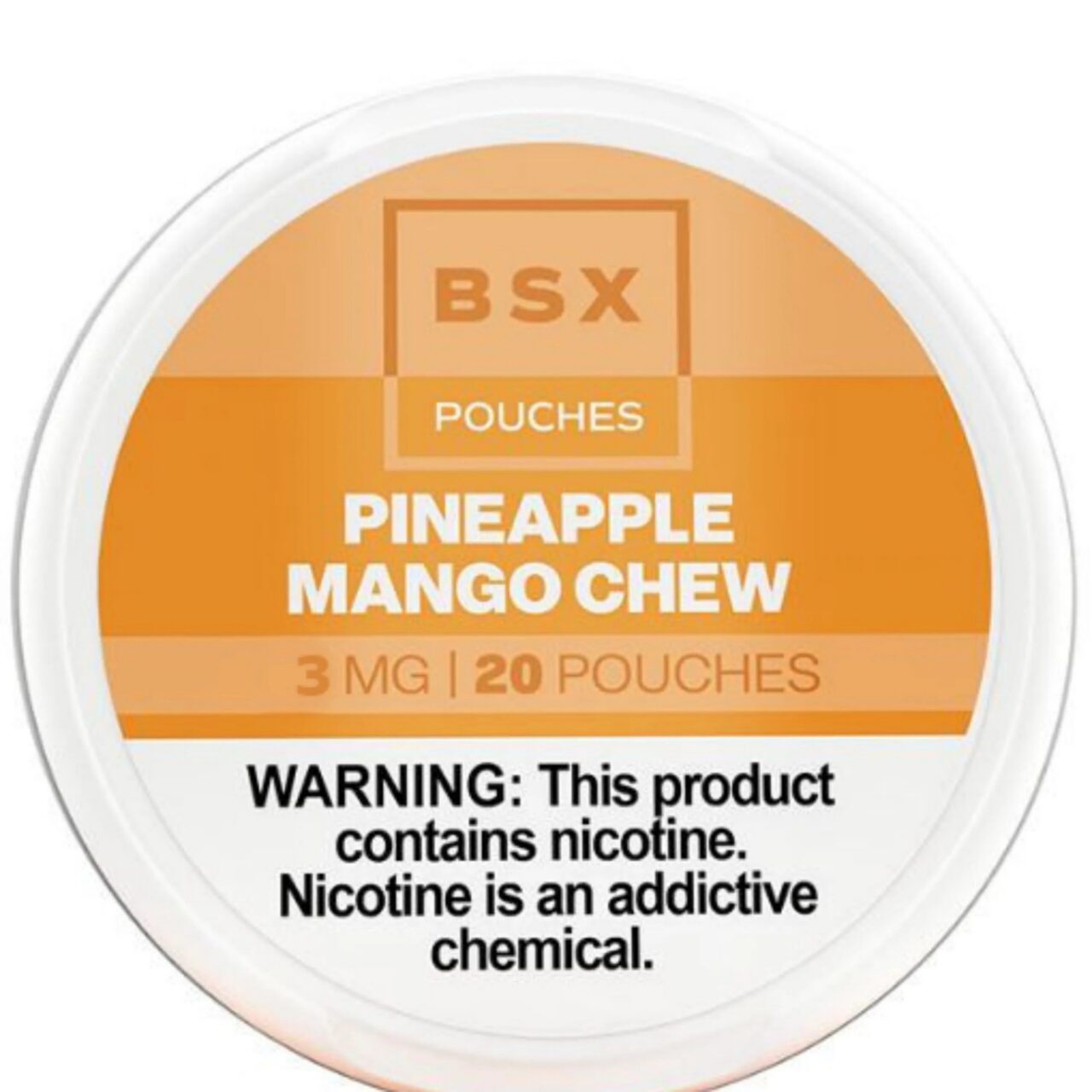 Pineapple Mango Chew BSX Nicotine Pouches 3mg