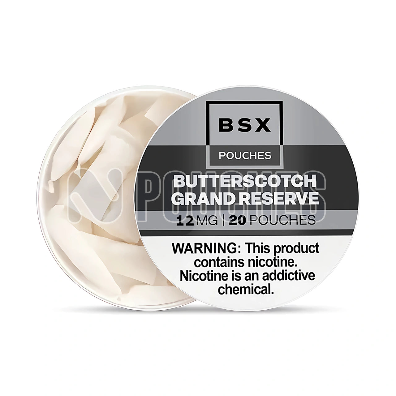 Open Box Butterscotch Grand Reserve BSX Nicotine Pouches 12mg