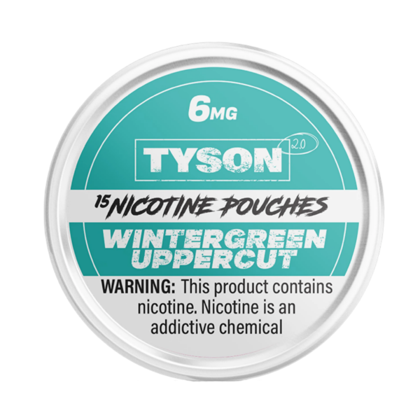 Wintergreen Uppercut Tyson 2.0 Nicotine Pouches 6mg