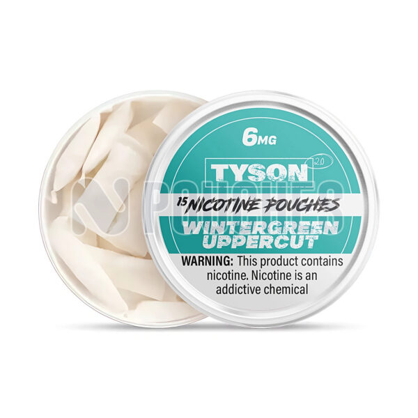 Open Box Wintergreen Uppercut Tyson 2.0 Nicotine Pouches 6mg