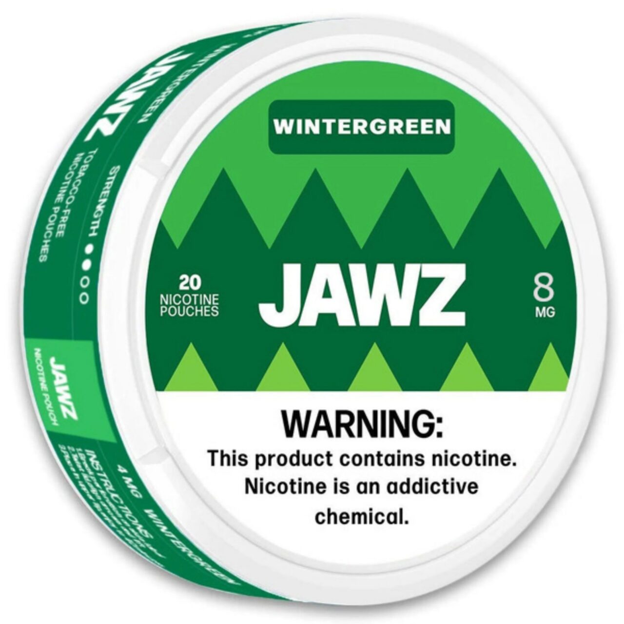 Wintergreen JAWZ Nicotine Pouches 8mg