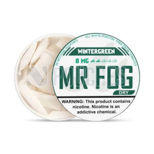 Open Box Wintergreen Mr Fog Nicotine Pouches 8mg Dry